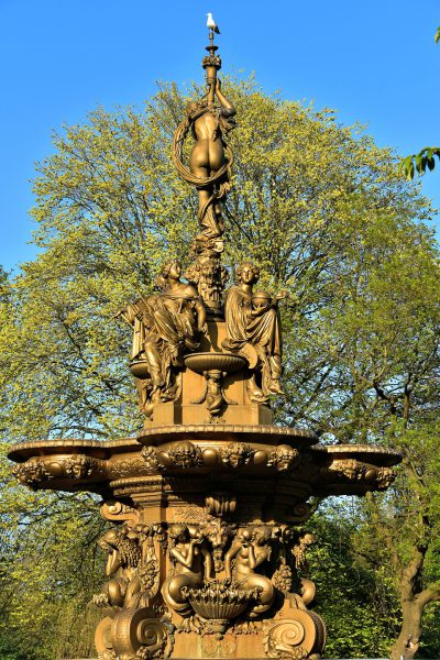 Ross Fountain in Princes Street Gardens in Edinburgh, Scotland - Encircle Photos