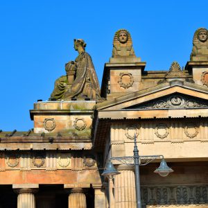 Royal Scottish Academy Sculptures in Edinburgh, Scotland - Encircle Photos