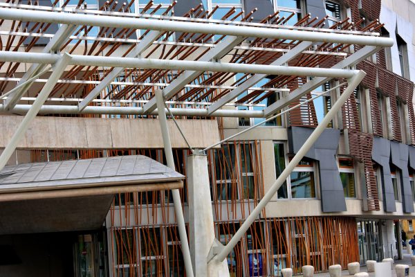Scottish Parliament Building in Edinburgh, Scotland - Encircle Photos