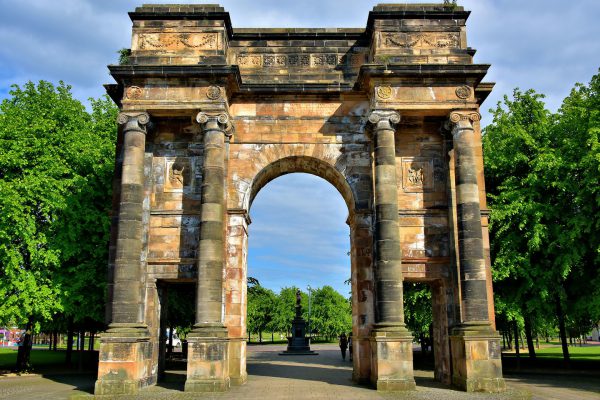 McLennan Arch at Glasgow Greens in Glasgow, Scotland - Encircle Photos