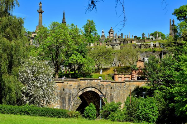 Bridge of Sighs at Glasgow Necropolis in Glasgow, Scotland - Encircle Photos