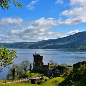Urquhart Castle Overlooking Loch Ness in Scottish Highlands, Scotland - Encircle Photos