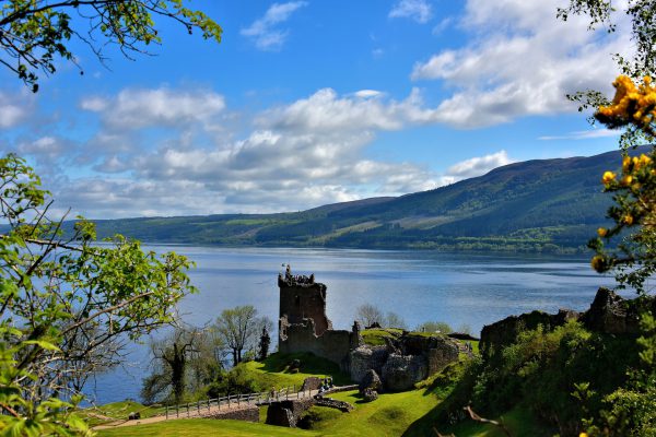 Urquhart Castle Overlooking Loch Ness in Scottish Highlands, Scotland - Encircle Photos