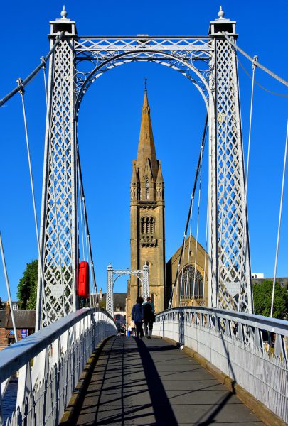 Greig Street Bridge in Inverness, Scotland - Encircle Photos