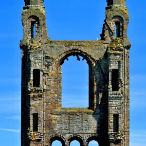 East Twin Spires at St Andrews Cathedral, Scotland - Encircle Photos
