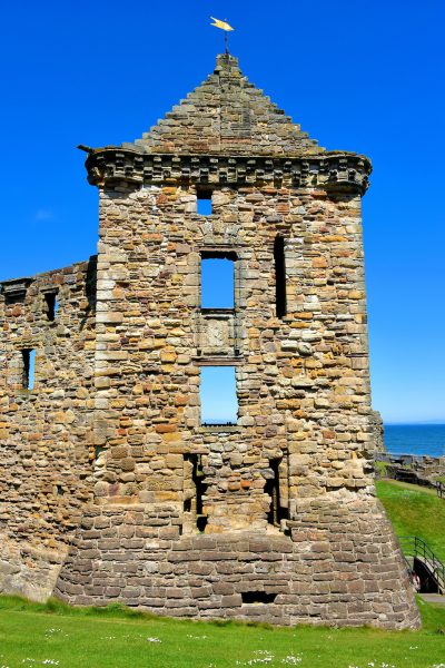 St Andrews Castle Tower in St Andrews, Scotland - Encircle Photos