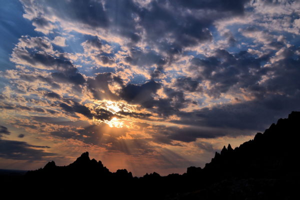 Sunset at Big Badlands Overlook in Badlands, South Dakota - Encircle Photos