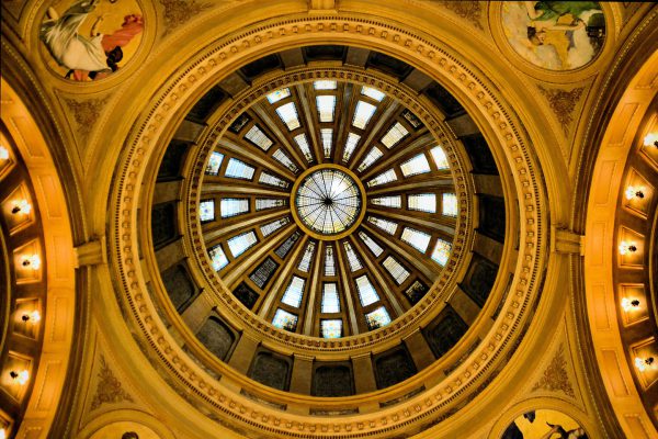 South Dakota Capitol Rotunda Dome in Pierre, South Dakota - Encircle Photos