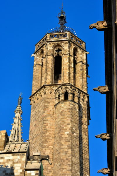 Barcelona Cathedral’s Saint Ivo Tower in Ciutat Vella District in Barcelona, Spain - Encircle Photos