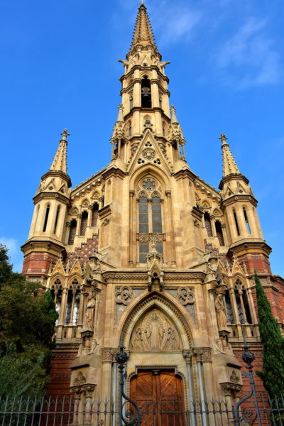 Church of Saint Francis of Sales in Eixample District in Barcelona, Spain - Encircle Photos