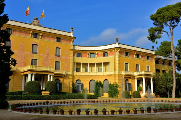 Pedralbes Royal Palace in Les Corts District in Barcelona, Spain - Encircle Photos