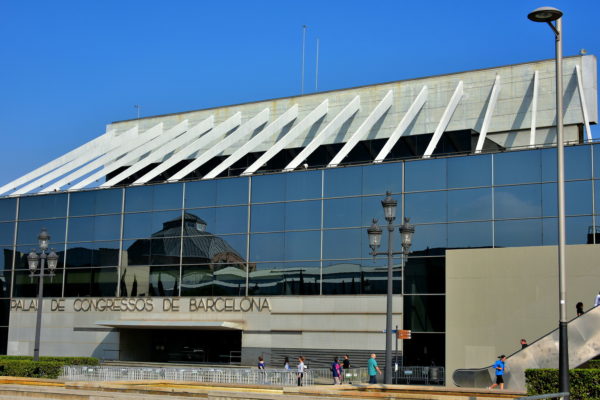 Congress Center of Barcelona in Montjuïc Park in Barcelona, Spain - Encircle Photos