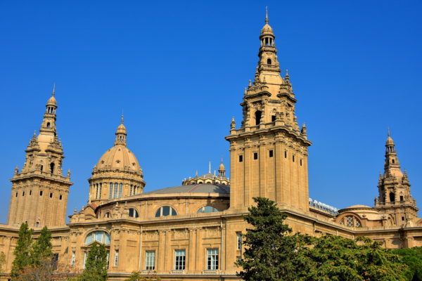 Landmarks at Montjuïc Hill and Park in Barcelona, Spain - Encircle Photos