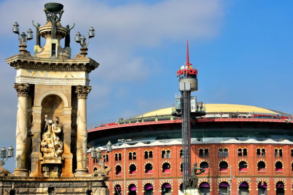 Plaza de Toros de las Arenas in Montjuïc Park in Barcelona, Spain - Encircle Photos