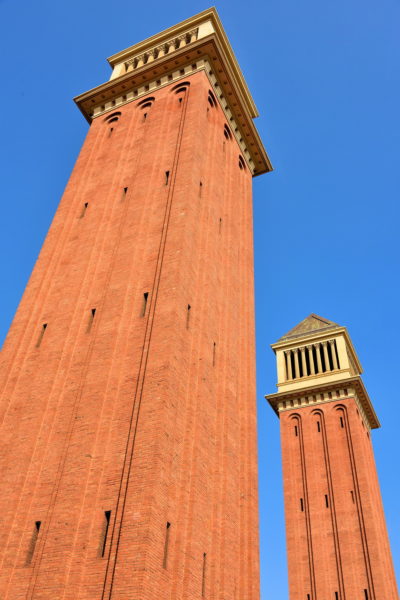 Venetian Towers in Montjuïc Park in Barcelona, Spain - Encircle Photos