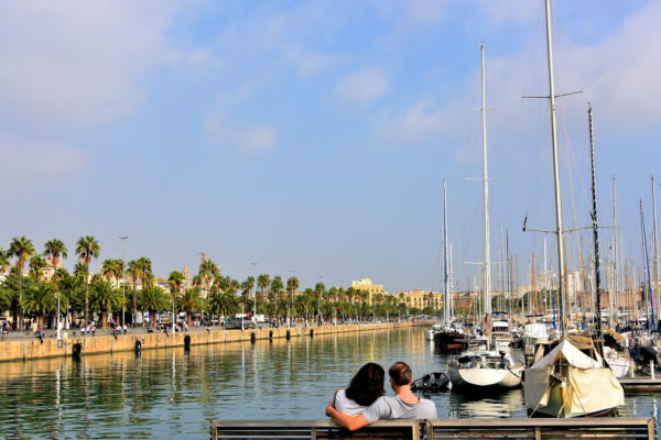 Dàrsena Nacional Marina on Moll d’Espanya at Port Vell in Barcelona, Spain - Encircle Photos