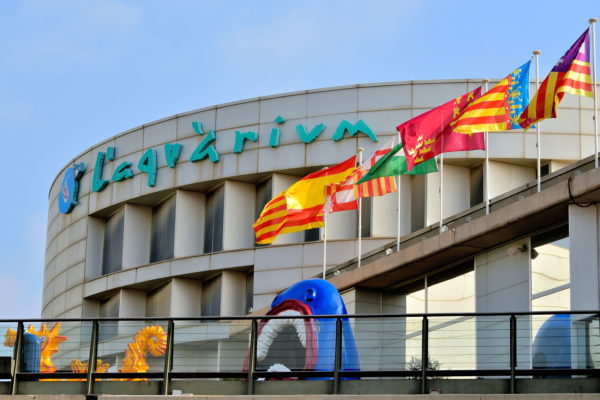 L’Aquàrium on Moll d’Espanya at Port Vell in Barcelona, Spain - Encircle Photos