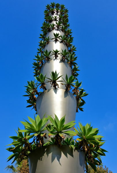 Park of Central Poblenou in Sant Martí District in Barcelona, Spain - Encircle Photos