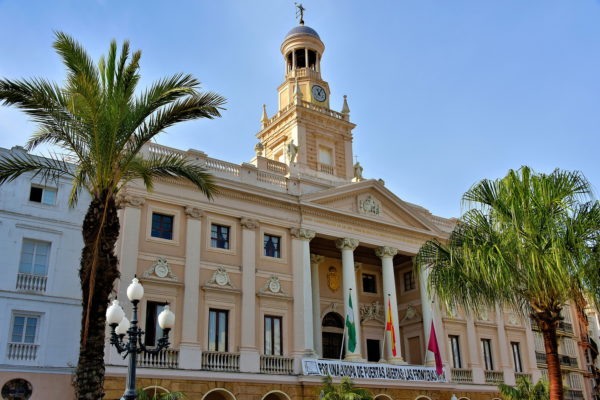 Old Town Hall at Plaza de San Juan de Dios in Cádiz, Spain - Encircle Photos