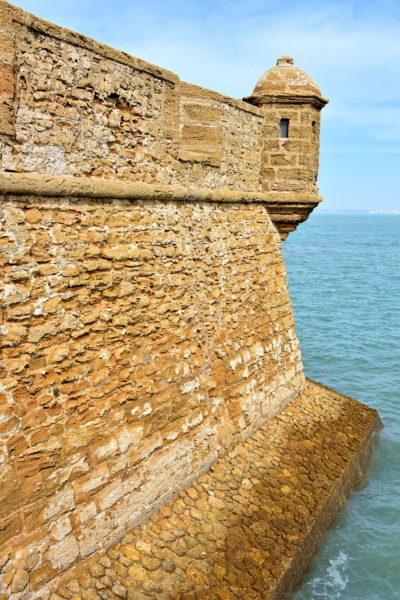 Defense Walls of San Sebastián Castle in Cádiz, Spain - Encircle Photos