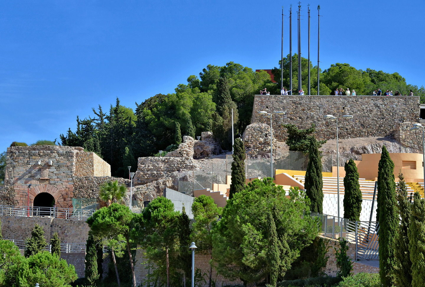 Plaza Puerta de la Villa at Concepción Castle in Cartagena, Spain - Encircle Photos