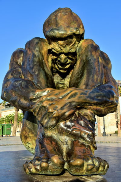 El Zulo Sculpture in Cartagena, Spain - Encircle Photos