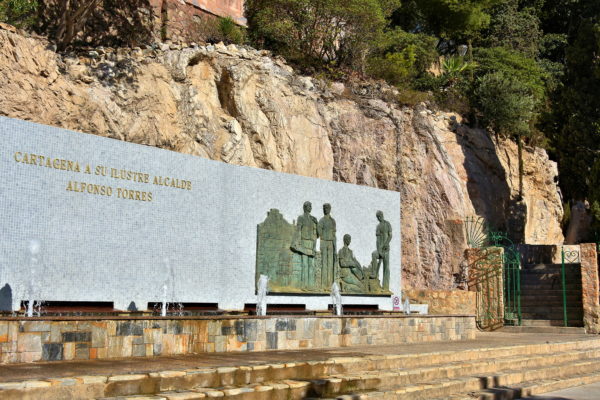 Mayor Alfonso Torres Monument in Cartagena, Spain - Encircle Photos