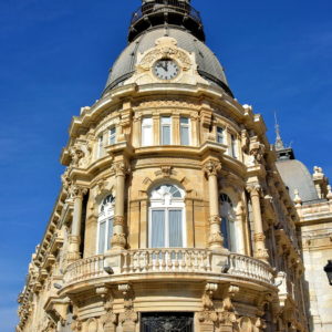 Palacio Consistorial Clock Tower in Cartagena, Spain - Encircle Photos