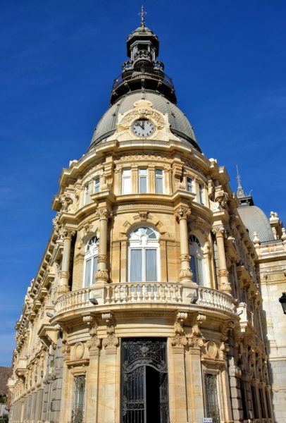 Palacio Consistorial Clock Tower in Cartagena, Spain - Encircle Photos