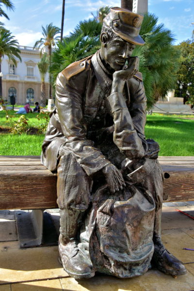 Replacement Soldier Statue in Cartagena, Spain - Encircle Photos