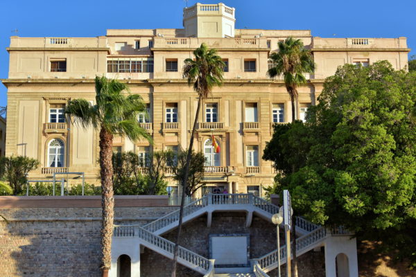 Staircase Over Walls of Charles III in Cartagena, Spain - Encircle Photos
