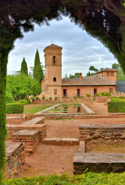Nasrid Palaces Gardens at Alhambra in Granada, Spain - Encircle Photos