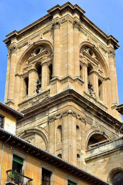 Bell Tower of Granada Cathedral in Granada, Spain - Encircle Photos