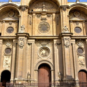 Main Façade of Granada Cathedral in Granada, Spain - Encircle Photos