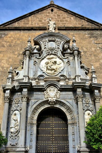 Church of Saints Justo and Pastor Entrance in Granada, Spain - Encircle Photos