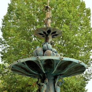 Fountains at Plaza del Humilladero in Granada, Spain - Encircle Photos