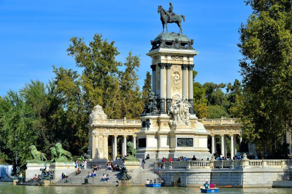 Alfonso XII Monument at Buen Retiro Park in Madrid, Spain - Encircle Photos
