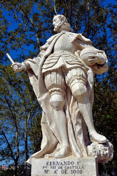 Gothic Kings Statues at Plaza de Oriente in Madrid, Spain - Encircle Photos
