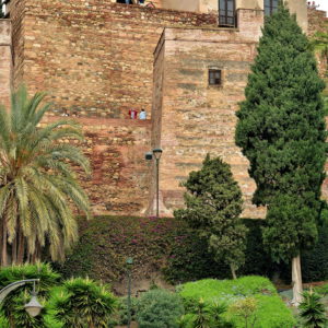 Defensive Walls and Towers of Alcazaba in Málaga, Spain - Encircle Photos