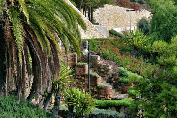 Puerta Oscura Gardens Below Alcazaba in Málaga, Spain - Encircle Photos