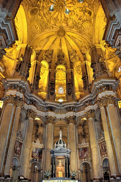 Interior of Málaga Cathedral in Málaga, Spain - Encircle Photos
