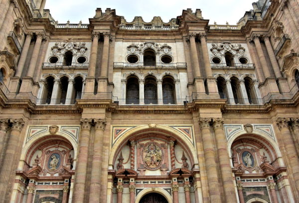 Western Entrance of Málaga Cathedral in Málaga, Spain - Encircle Photos
