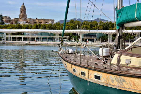 Sailing into the Port in Málaga, Spain - Encircle Photos