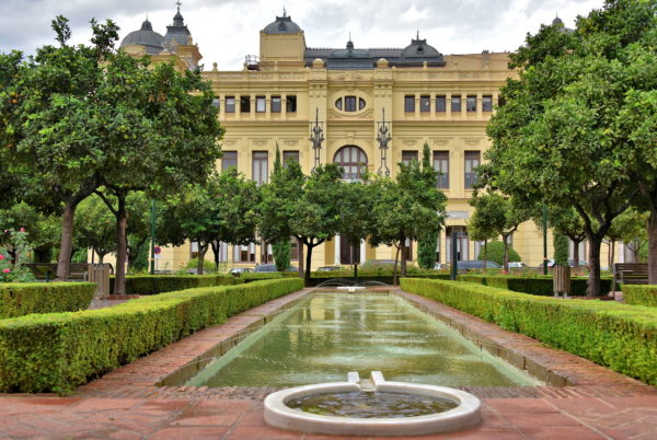 Pedro Luis Alonso Gardens and Town Hall in Málaga, Spain - Encircle Photos