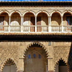Courtyard of the Maidens at Real Alcázar in Seville, Spain - Encircle Photos