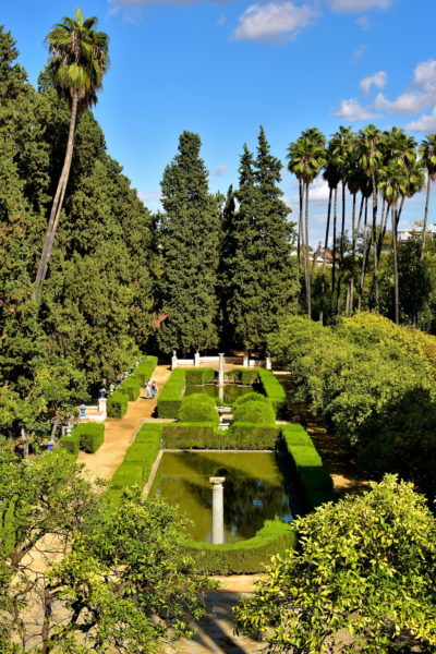 Gardens of Real Alcázar in Seville, Spain - Encircle Photos