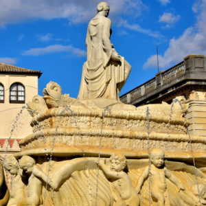 Fountain of Híspalis in Seville, Spain - Encircle Photos