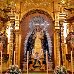 Our Lady of the Holy Rosary at Basilica of Macarena in Seville, Spain - Encircle Photos