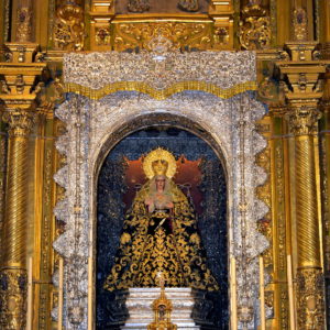 Virgin of Hope at Basilica of Macarena in Seville, Spain - Encircle Photos