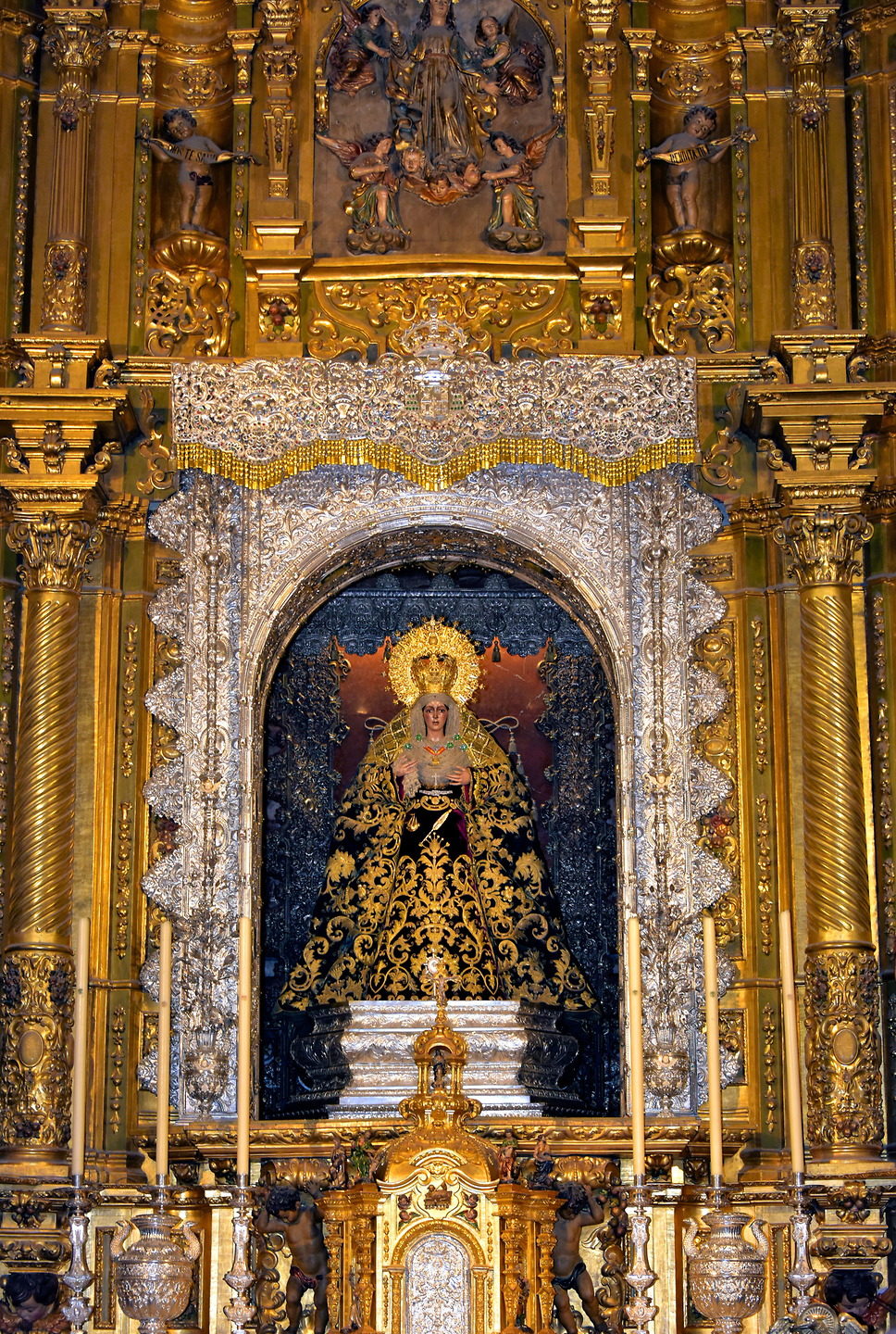Virgin of Hope at Basilica of Macarena in Seville, Spain - Encircle Photos